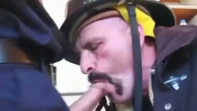 Firemen have anal sex