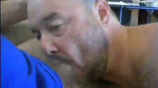 Cocksucking daddy likes dick