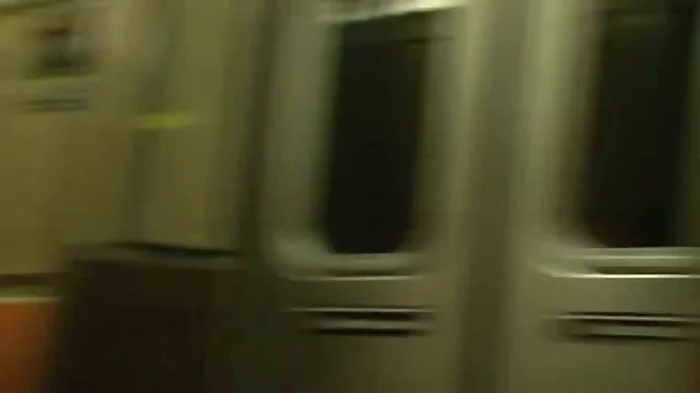 Sucking cock on the subway