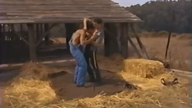 Outdoor vintage fuck on farm