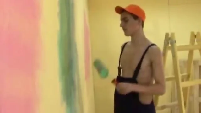 Painter fucks a hot boy