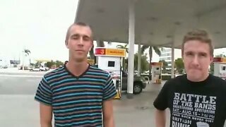 Reality porn at gas station
