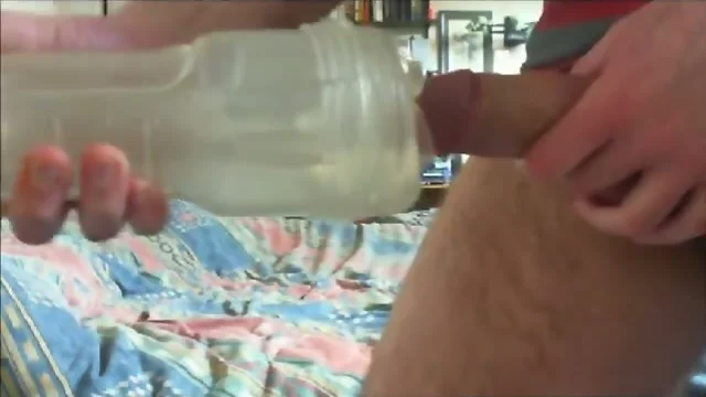 Jerking off with a Fleshlight