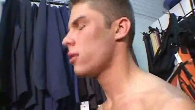 Twink fuck in the closet