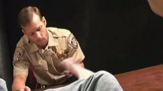 Cop fucks a perp hard