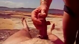 3 bears suck, fuck and blow at the beach