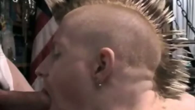 Sexy punk gets butt pounded