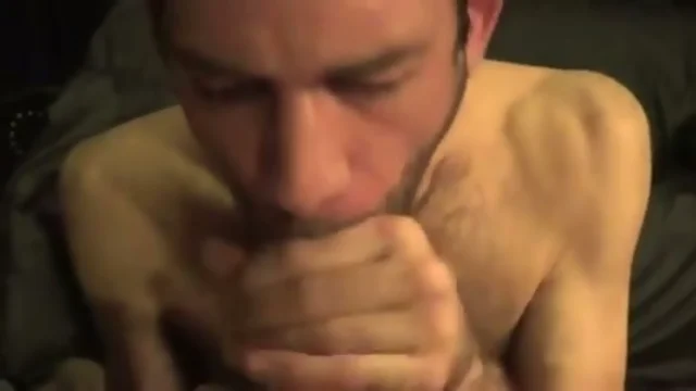 Stud Gets Tight Ass Pounded Hard and Takes a Deep Throat Load of Cum