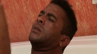 Latino Gay Fitting Big Cocks In The Mouth