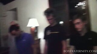 Gay blowjobs in college fraternity initiation
