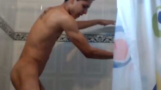 Cute 19 Year Old Latino Boy Showers