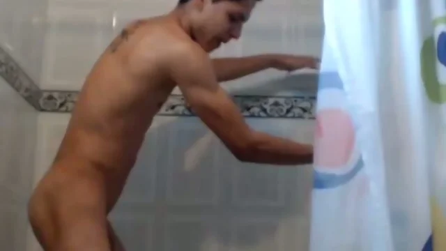 Cute 19 Year Old Latino Boy Showers