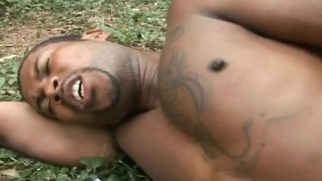 Black Beefy Gay Hard Sex in the Forrest