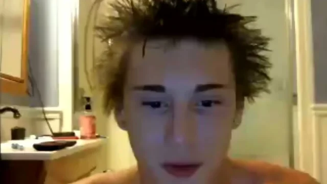 19 Year Old Stud Having A Shower