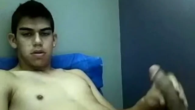 19 Year Old Latino Masturbating