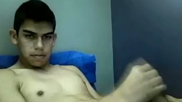 19 Year Old Latino Masturbating