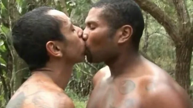 Muscle Guys Fucking in the Forest