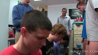 College gay sex party with boys working hard dicks