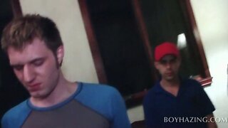College fraternity group sex with fresher blowing dicks