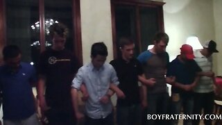 College boys dared to attend gay sex games at a party