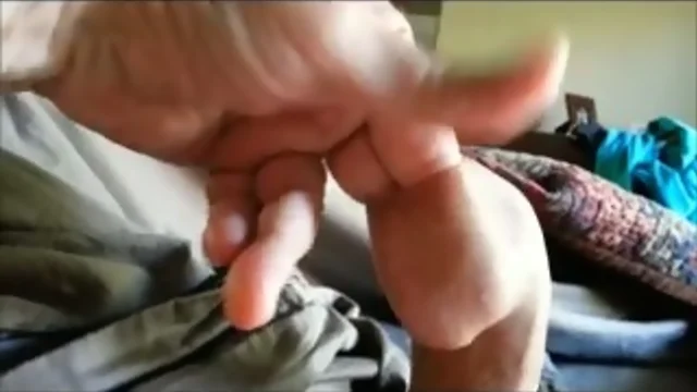 Finger docking with foreskin