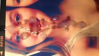 Cute Teen Sarah takes another big load of cum