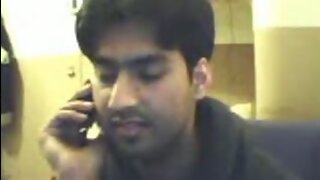 Pakistani Guy Azim Attari showing on cam