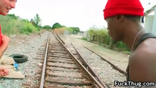 Fucking on the train tracks