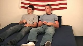 Hot guys try out anal