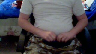 Chubby guy webcam masturbation clip