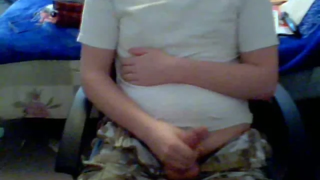Chubby guy webcam masturbation clip