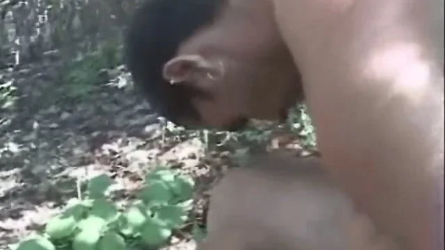 Anal sex riding outdoors