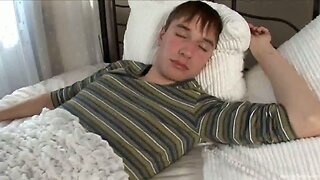 Slender Twink Carlo Waking Up With A Dick In His Mouth