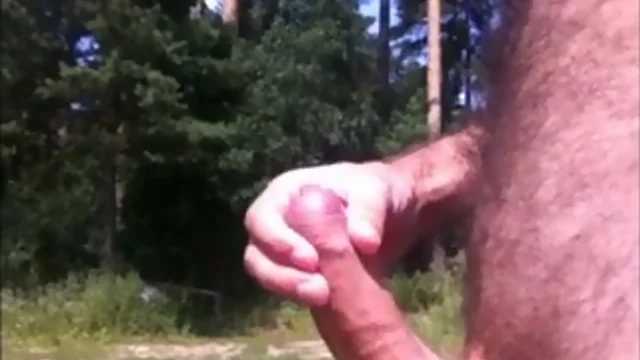 masturbation in the woods