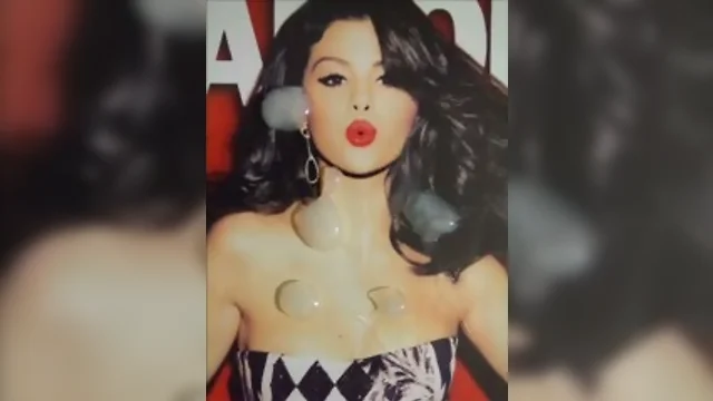BIGflips Selena Gomez Prick And Semen Tribute