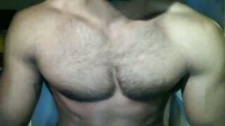 Hot Turkish Muscled Jerking  Live!