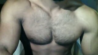 Hot Turkish Muscled Jerking  Live!