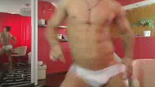 Cute And Handsome Guy Doing A Hot Striptease