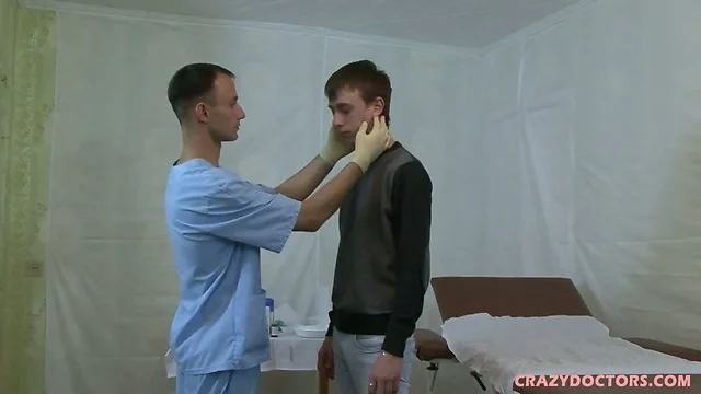 Twinks exciting medical check-up