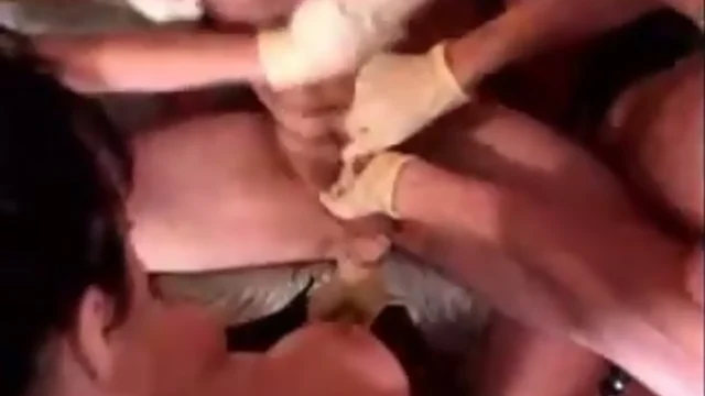 5 girls knocking off a bisex man in turkish style