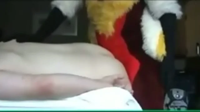 Stuffing His Fursuit with Cock, Penis, and Dick!