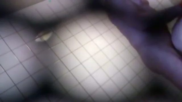 oldie man fuck me in a public lavatory,concealed cam
