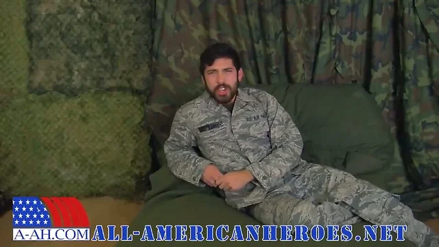 Uncut Hunk Vince: Sexy Airman with a Hairy, Hot Cock!