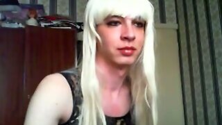 Vlada russian young sissy on webcam