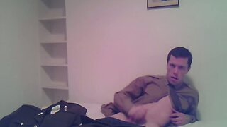 Military man homemade masturbation video
