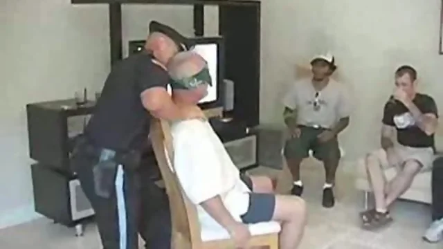 Cop stripper for old guy