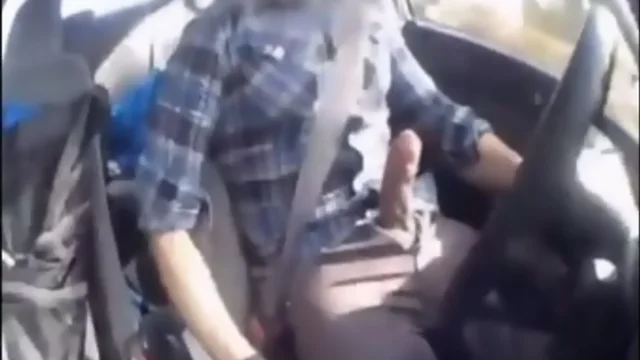 Man-Sized Ejaculation In Car