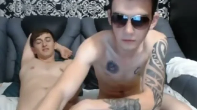 He Fucks His Nice Romanian Friend While Watching Str8 Porn