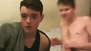 18yo Sugary Twink Gives Cock Sucking At His Schoolfriend On Cam (UK)