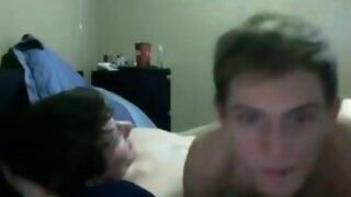 two teens on webcam